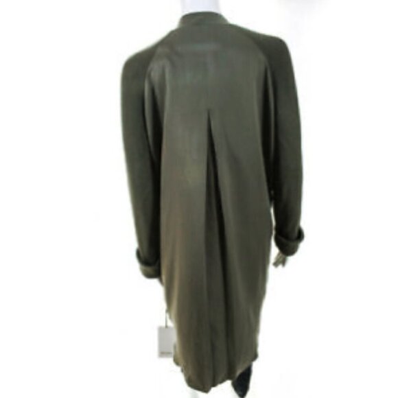 Lululemon Cashmere Long Comfy Cardigan Olive Green 10 - Picture 7 of 11